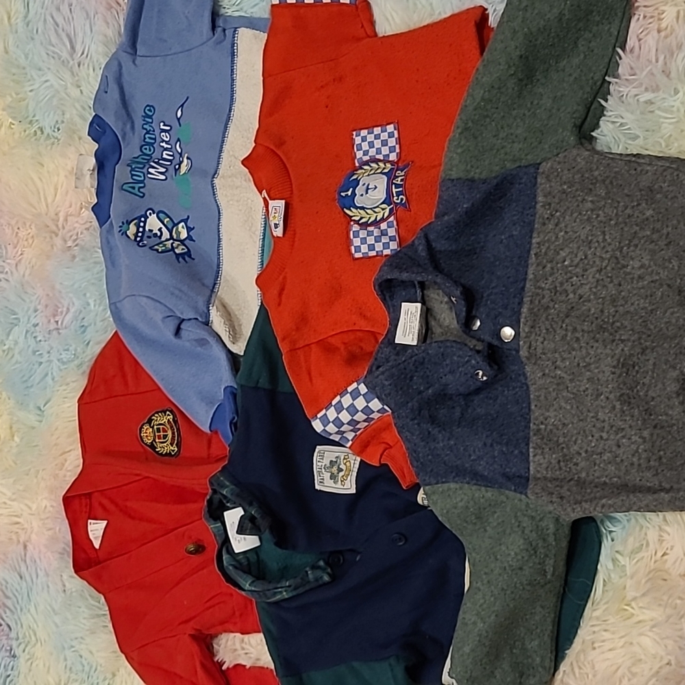 Boys Vintage Sweater Bundle 9 to 12 Months